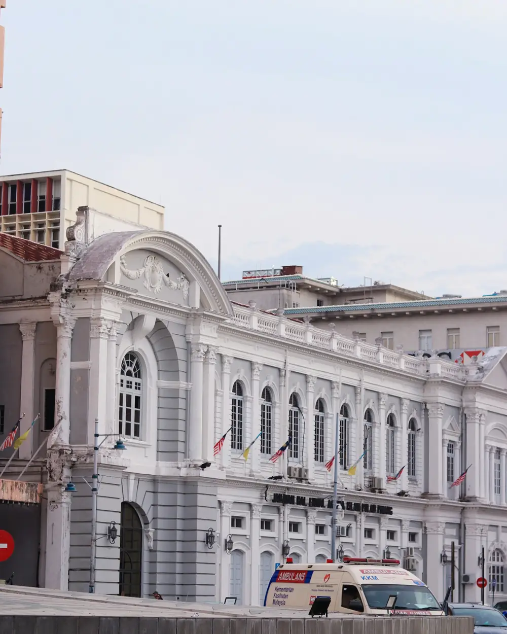 George Town City Hall, a colonial heritage building on the Penang waterfront
